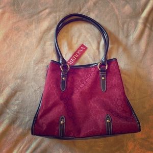Merona Berry Shoulder Bag (Spacious Inside)